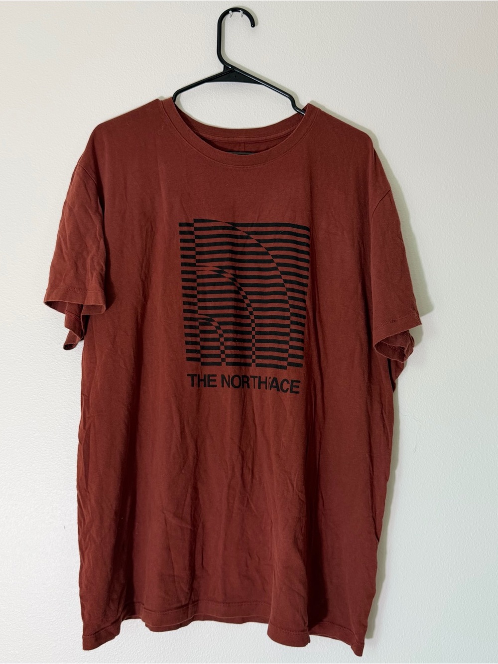 The North Face Men's Optical Illusion Stripe Logo T-Shirt - XXL